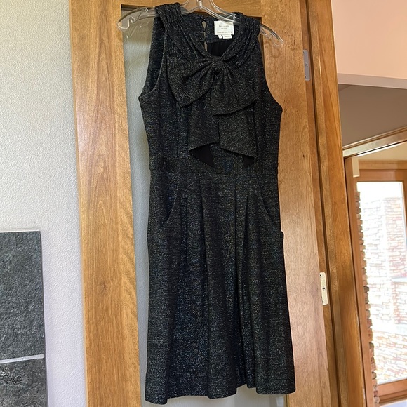 Kate Spade Dress Size 2, black with silver accents - Picture 2 of 4